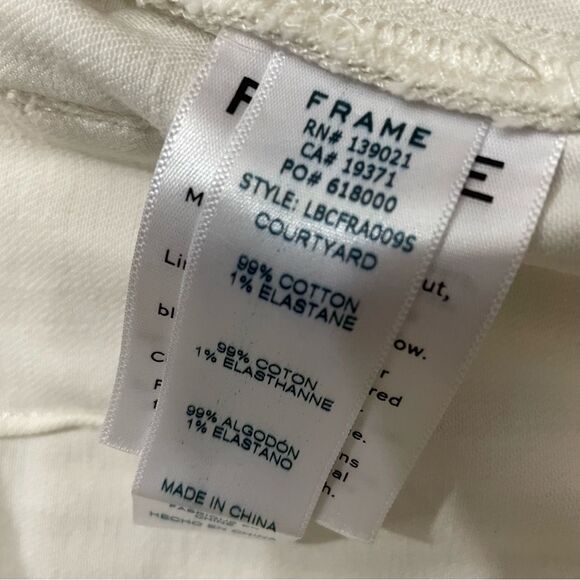 FRAME Denim Le Bardot Crop Flare in Courtyard Size 25 - Picture 9 of 9